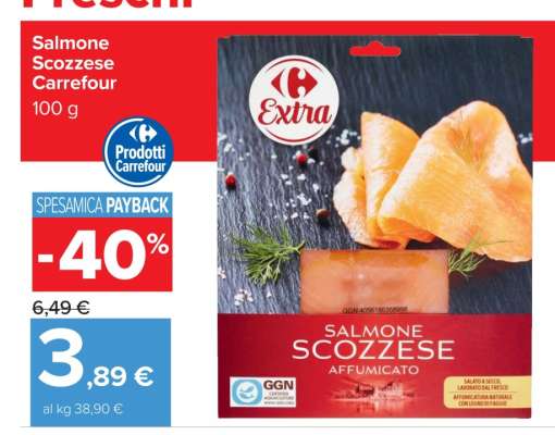 Salmone Scozzese Carrefour