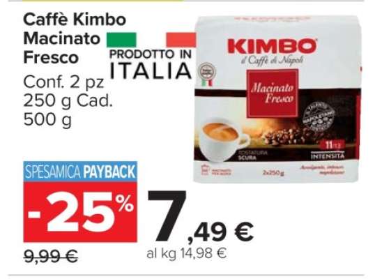 CAFFÈ KIMBO macinato fresco