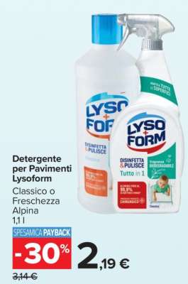 Detergente per Pavimenti Lysoform