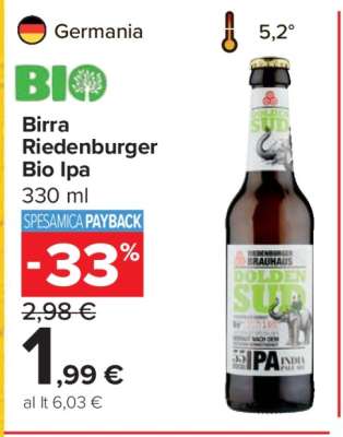 Birra Riedenburger Bio Ipa