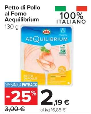 Petto di Pollo al Forno Aequilibrium