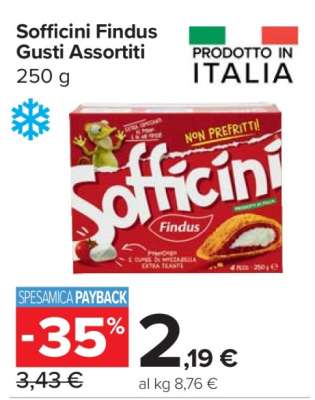 SOFFICINI FINDUS gusti assortiti
