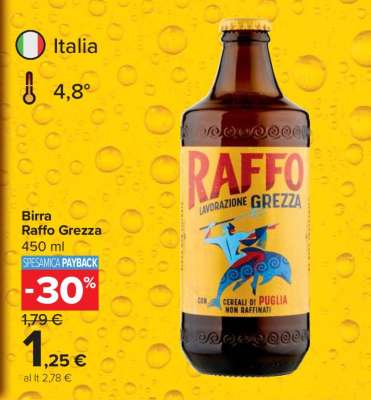 Birra Raffo grezza