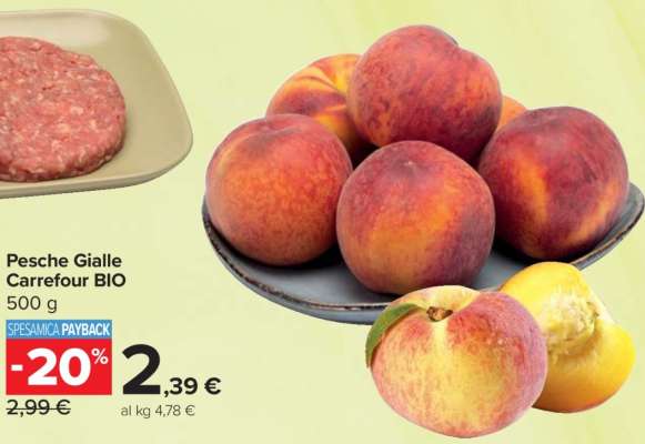Pesche Gialle Carrefour BIO