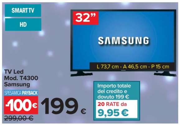 TV Led Mod. T4300 Samsung