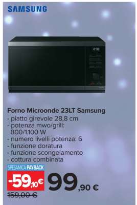 Forno Microonde 23LT Samsung