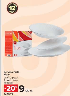 Servizio Piatti Titan