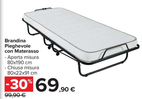 Brandina Pieghevole Con Materasso