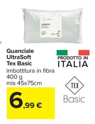 Guanciale UltraSoft Tex Basic