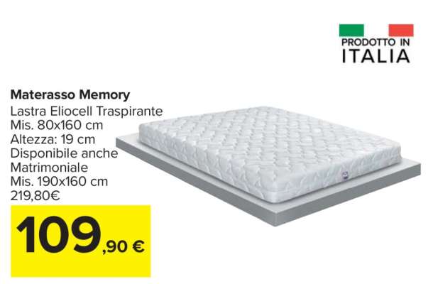 Materasso Memory