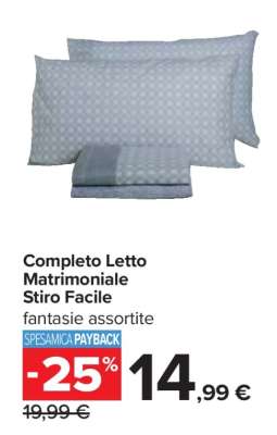 Completo Letto Matrimoniale Stiro Facile