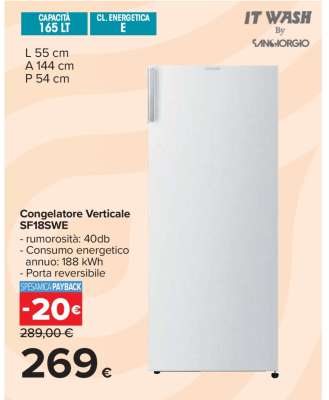 Congelatore Verticale SF18SWE