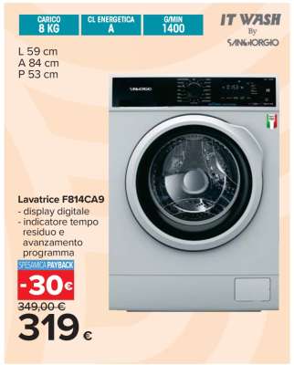 Lavatrice F814CA9