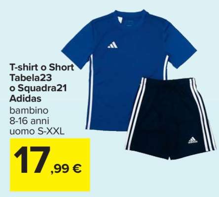 T-shirt o Short Tabela23 o Squadra21 Adidas