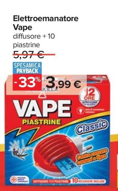 Elettroemanatore Vape