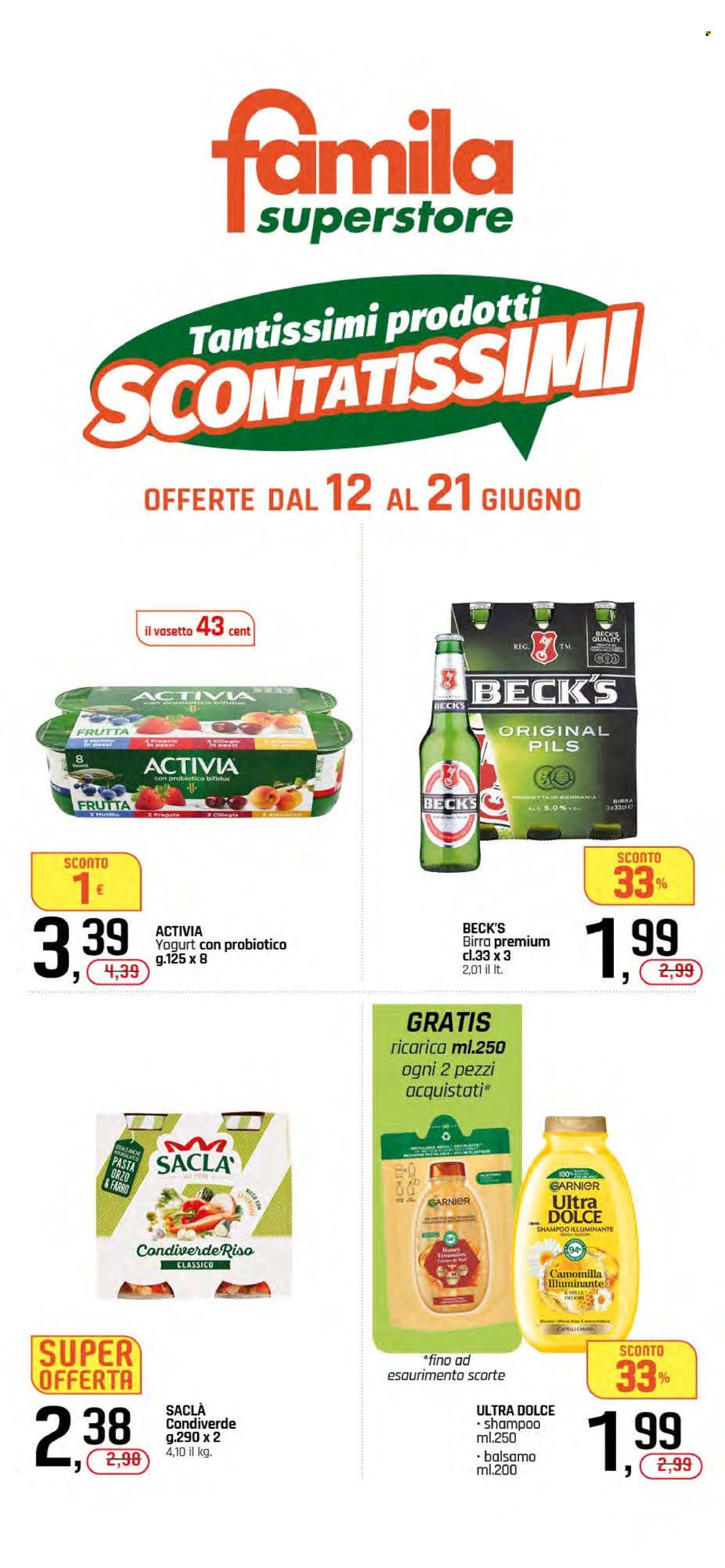 Volantino Famila - 12/6/2025 - 21/6/2025. Pagina 1