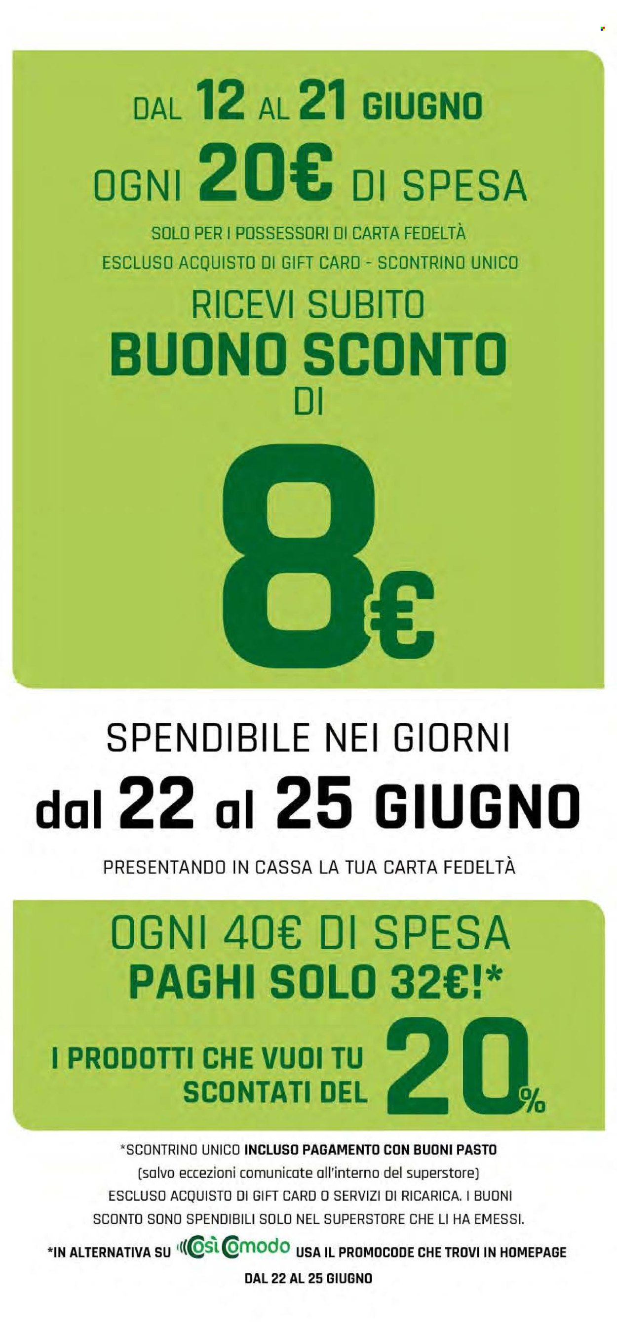 Volantino Famila - 12/6/2025 - 21/6/2025. Pagina 2