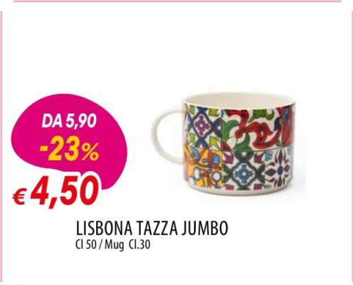 LISBONA TAZZA JUMBO