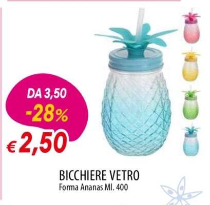 BICCHIERE VETRO