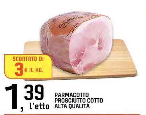 Parmocotto Prosciutto Cotto Alta Qualità