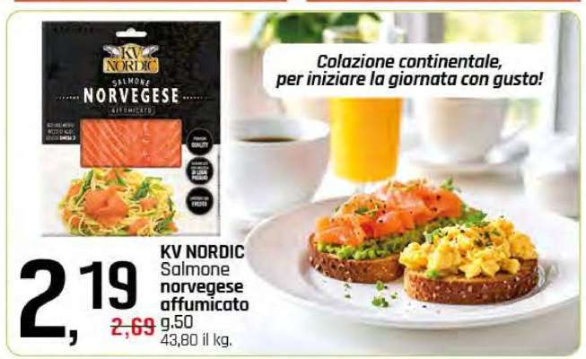 KV NORDIC Salmone Norvegese Affumicato