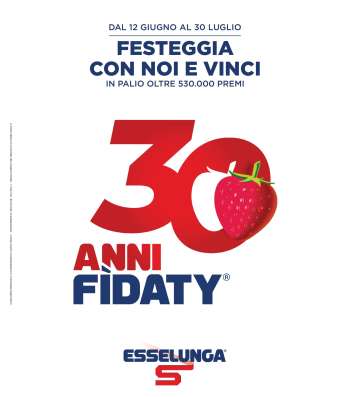 Volantino Esselunga - 12/6/2025 - 30/7/2025.