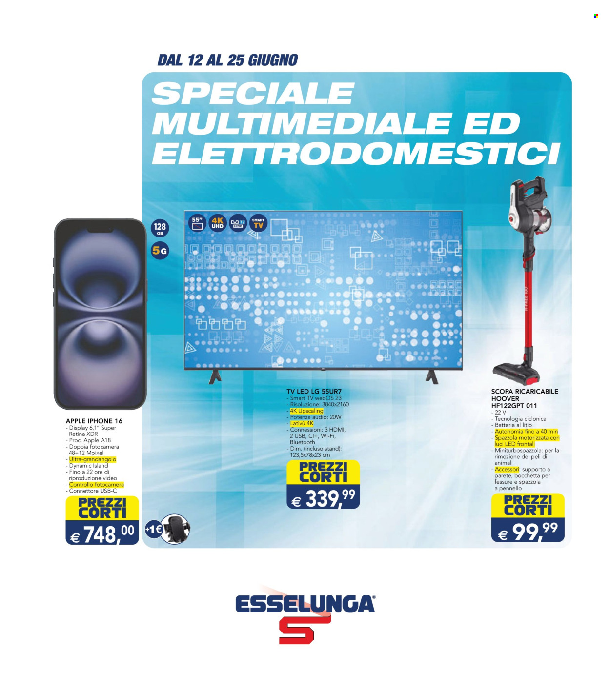Volantino Esselunga - 12/6/2025 - 25/6/2025. Pagina 1
