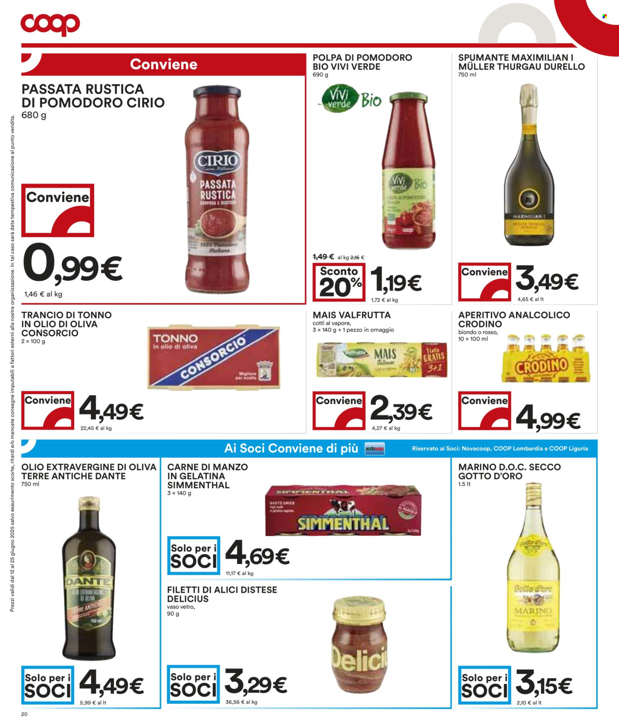 Volantino Coop - 12/6/2025 - 25/6/2025. Pagina 20