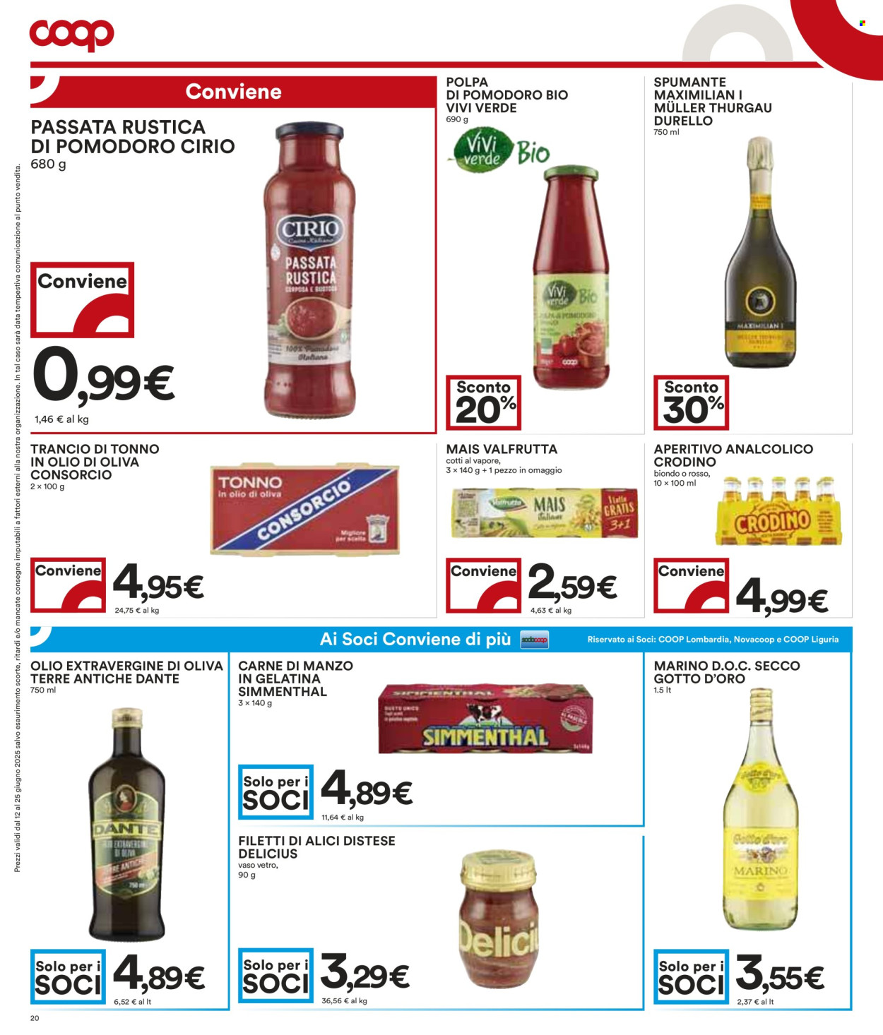 Volantino Coop - 12/6/2025 - 25/6/2025. Pagina 20