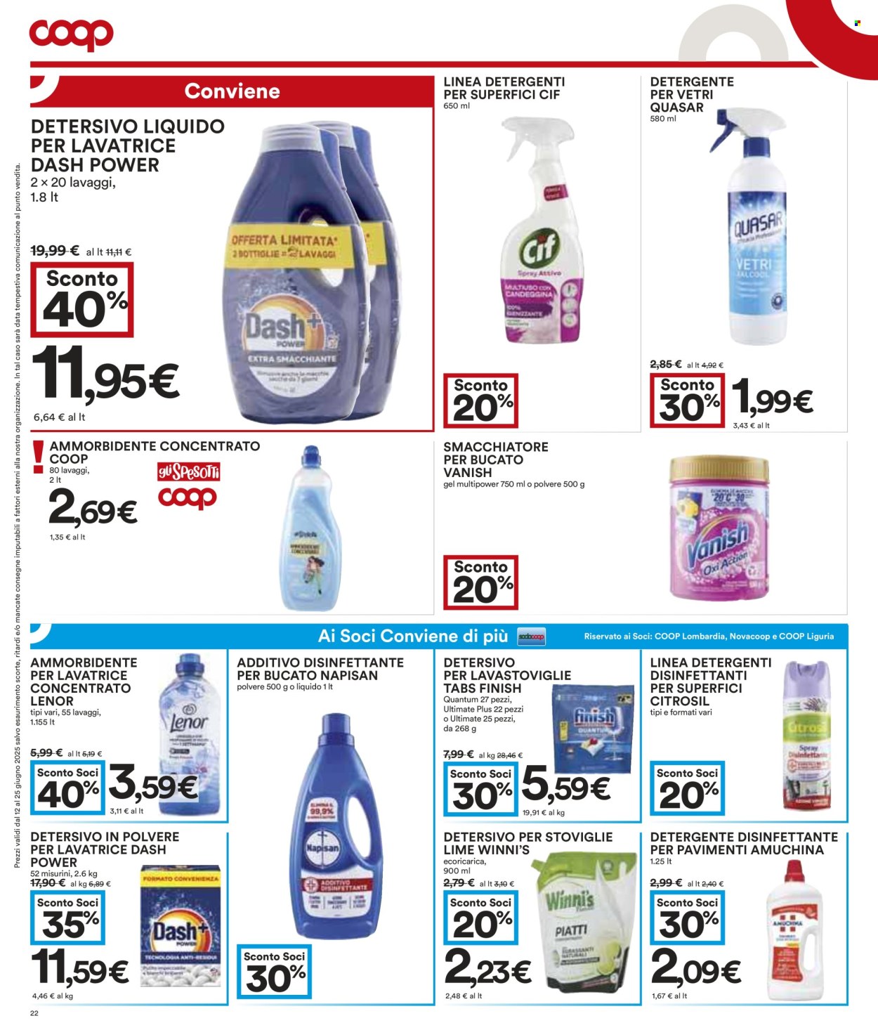 Volantino Coop - 12/6/2025 - 25/6/2025. Pagina 22