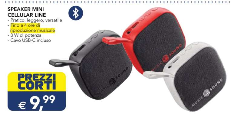 SPEAKER MINI CELLULAR LINE