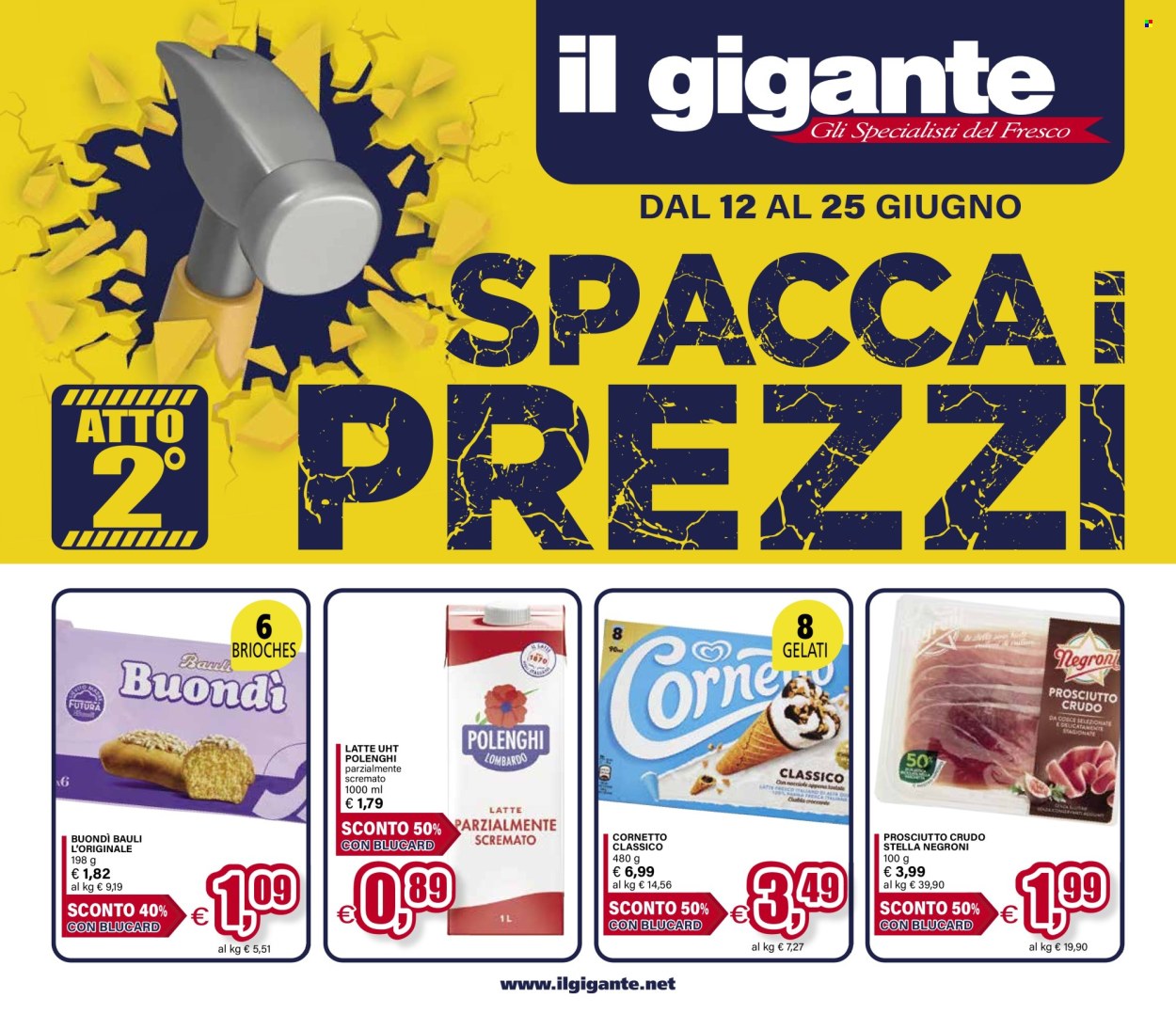 Volantino Il Gigante - 12/6/2025 - 25/6/2025. Pagina 1