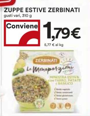 ZUPPE ESTIVE ZERBINATI