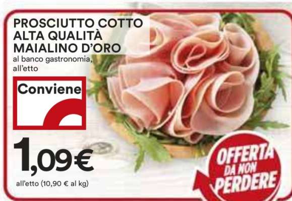 Prosciutto Cotto Alta Qualità Maialino D’Oro
