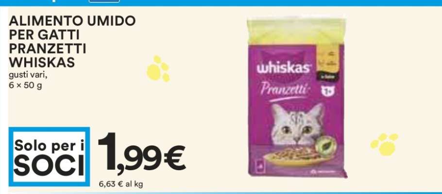 ALIMENTO UMIDO PER GATTI PRANZETTI WHISKAS