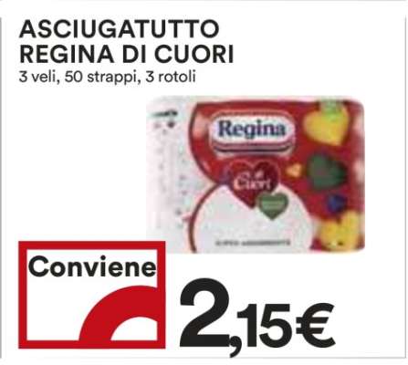 ASCIUGATUTTO REGINA DI CUORI