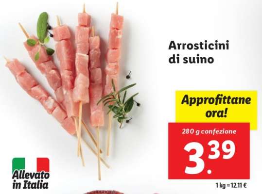 Arrosticini di Suino