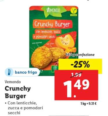 Vemondo Crunchy Burger