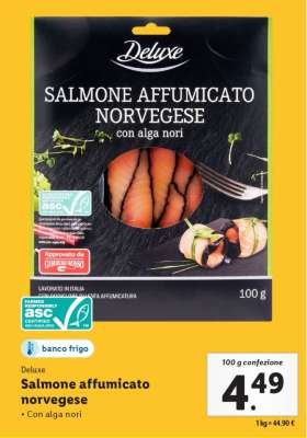 Deluxe Salmone affumicato norvegese