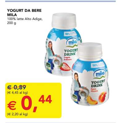 YOGURT DA BERE MILA