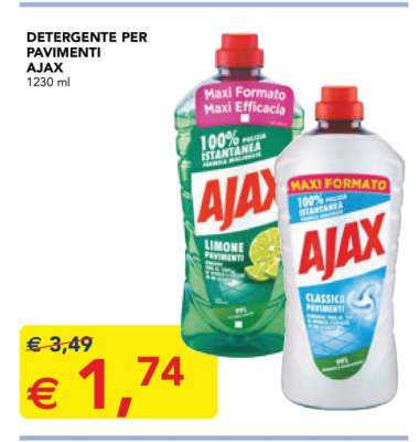 Detergente per pavimenti Ajax