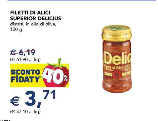 Filetti di Alici Superior Delicius