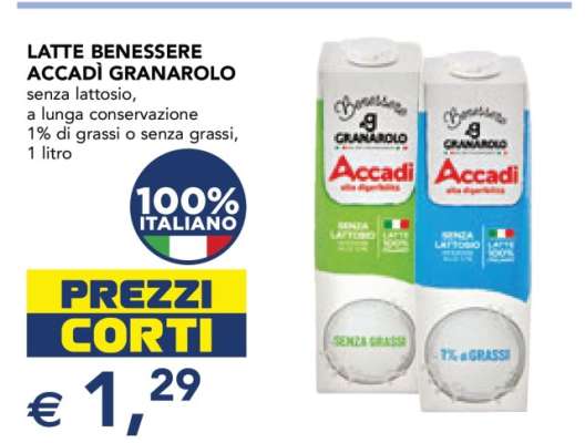 LATTE BENESSERE ACCADÌ GRANAROLO