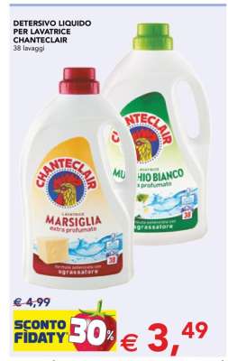DETERSIVO LIQUIDO PER LAVATRICE CHANTECLAIR