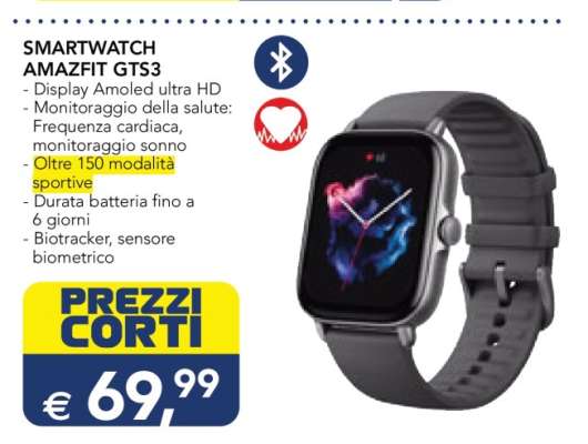 SMARTWATCH AMAZFIT GTS3