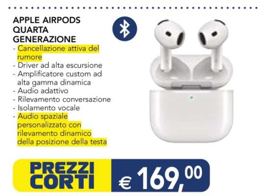 APPLE AIRPODS QUARTA GENERAZIONE