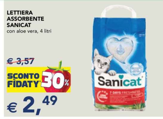LETTIERA ASSORBENTE SANICAT