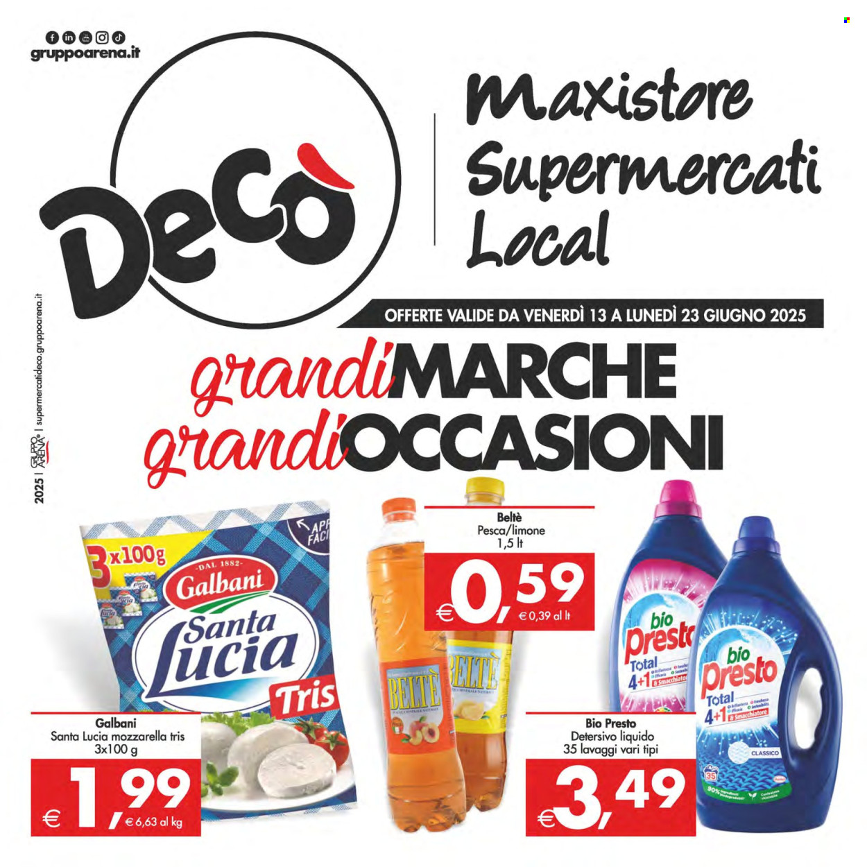 Volantino Deco - 13/6/2025 - 23/6/2025. Pagina 1