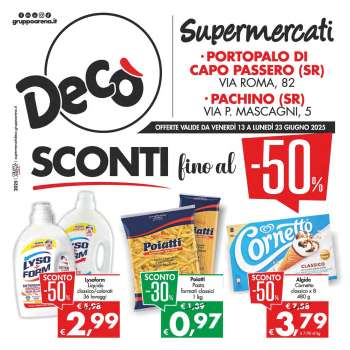 Volantino Deco - 13/6/2025 - 23/6/2025.