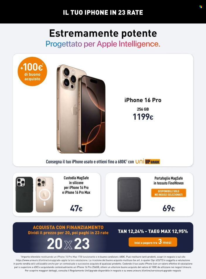 Volantino Unieuro - 12/6/2025 - 18/6/2025. Pagina 4